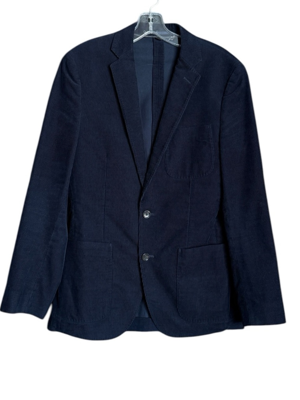 J.Crew Ludlow Navy Corduroy Blazer Slim Sport Coat Men’s 36R